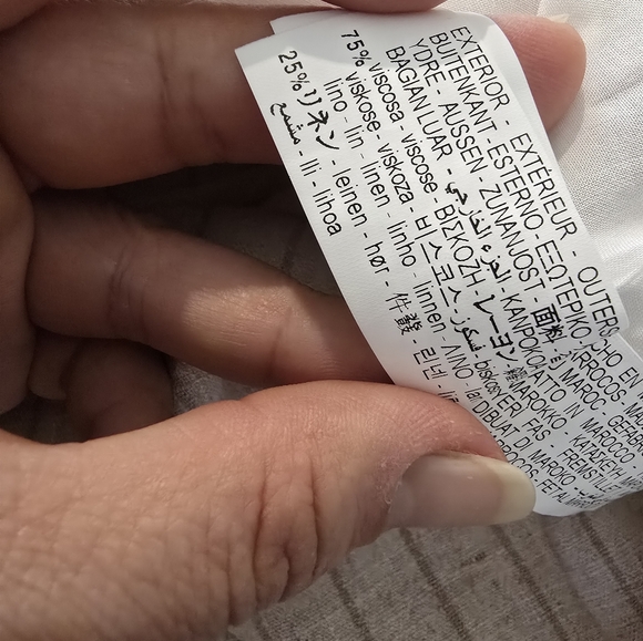 Zara Women’s Striped Linen Halter Neckline Button Up Vest Design Jumpsuit - Picture 12 of 12